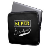 Super Grandpa Laptopschutzhülle (Vorderseite Links)