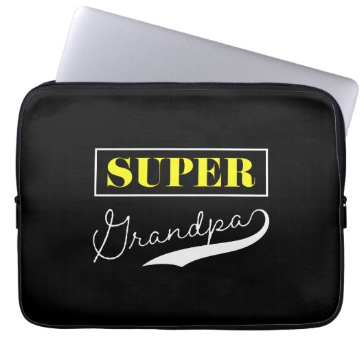 Super Grandpa Laptopschutzhülle (Vorderseite)