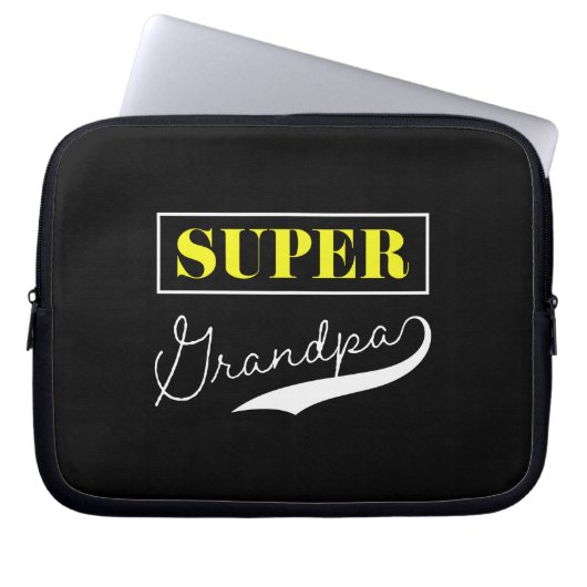 Super Grandpa Laptopschutzhülle (Vorderseite)