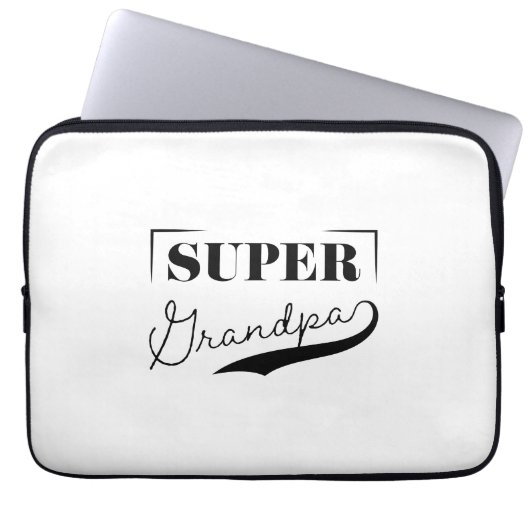 Super Grandpa Laptopschutzhülle (Vorderseite)