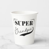 Super Grandpa Pappbecher (Vorderseite)
