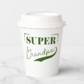 Super Grandpa Pappbecher (Vorderseite)