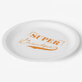 Super Grandpa Pappteller (Schrägansicht)