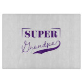 Super Grandpa Schneidebrett (Vorderseite)