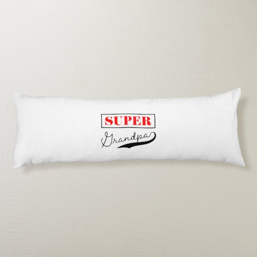 Super Grandpa Seitenschläferkissen (Rückseite)