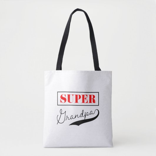 Super Grandpa Tasche (Vorderseite)