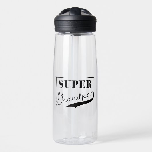 Super Grandpa Trinkflasche (Vorne)