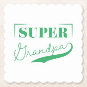 Super Grandpa Untersetzer (Vorderseite)