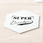 Super Grandpa Untersetzer (angewinkelt)