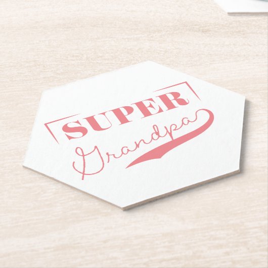 Super Grandpa Untersetzer (angewinkelt)