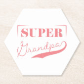 Super Grandpa Untersetzer (Vorderseite)