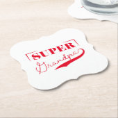 Super Grandpa Untersetzer (angewinkelt)