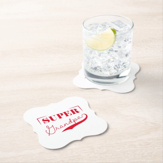 Super Grandpa Untersetzer (Vor Ort)