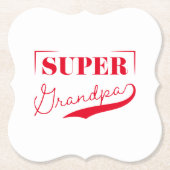 Super Grandpa Untersetzer (Vorderseite)