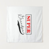 Super Grandpa Wandteppich (Vorderseite (Horizontal))