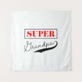 Super Grandpa Wandteppich (Vorderseite)