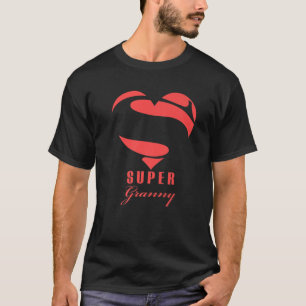Super Granny Superhero Granny T Geschenk Mutter Va T-Shirt