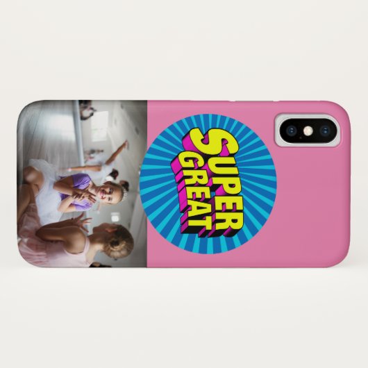 Super Great Custom Foto Case-Mate iPhone Hülle (Rückseite (Horizontal))