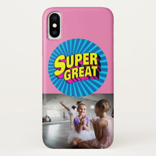 Super Great Custom Foto Case-Mate iPhone Hülle (Rückseite)
