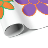 Super Groovy 70er Style Geschenkpapier (Rolleneckpunkt)