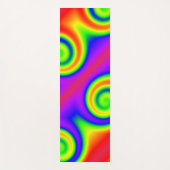 Super Groovy Rainbow Wirbel Yoga Mat Yogamatte (Vorderseite)