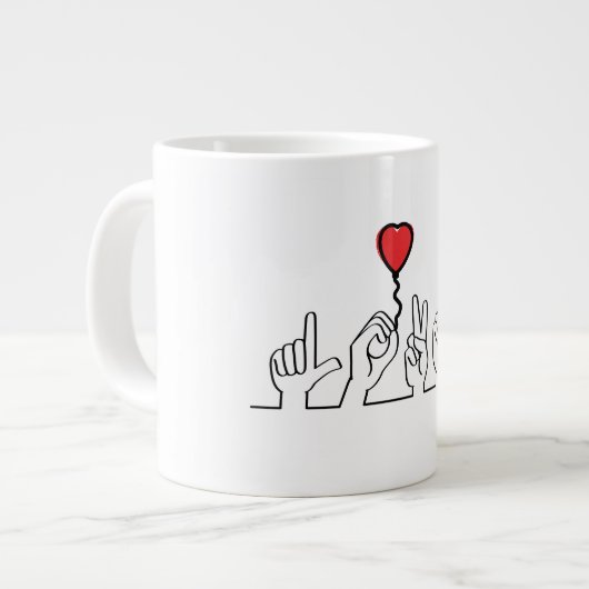 Super grote Mok Jumbo-Tasse (Vorderseite Links)