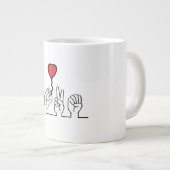 Super grote Mok Jumbo-Tasse (Vorderseite Rechts)