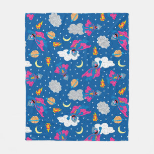 Super Grover 2.0 Night Sky Muster Fleecedecke