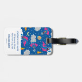 Super Grover 2.0 Night Sky Muster Gepäckanhänger (Rückseite horizontal)