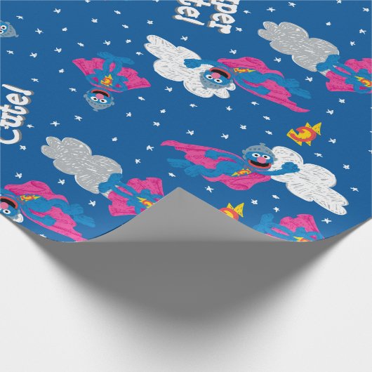 Super Grover 2.0 Night Sky Muster Geschenkpapier (Ecke)