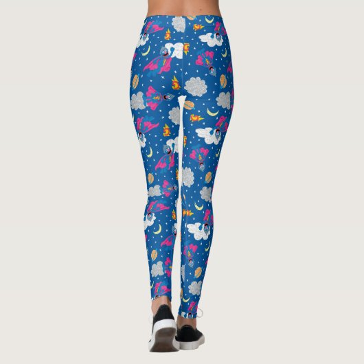 Super Grover 2.0 Night Sky Muster Leggings (Rückseite)