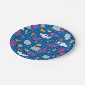 Super Grover 2.0 Night Sky Muster Pappteller (Schrägansicht)