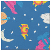 Super Grover 2.0 Night Sky Muster Stoff (Nahaufnahme)