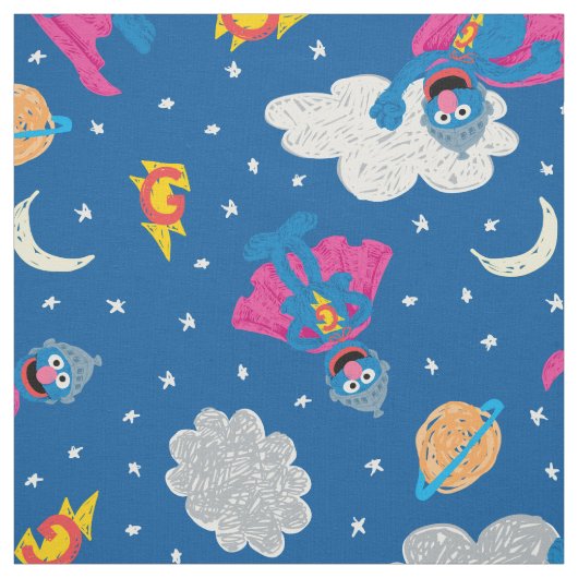 Super Grover 2.0 Night Sky Muster Stoff (Muster)