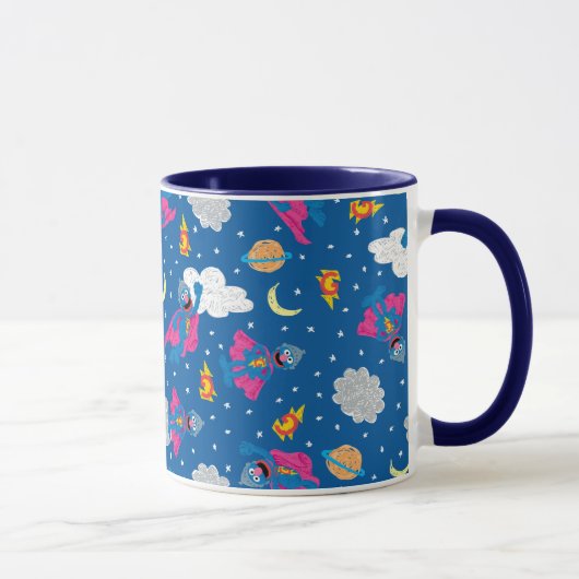 Super Grover 2.0 Night Sky Muster Tasse (Rechts)
