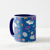 Super Grover 2.0 Night Sky Muster Tasse (Vorderseite Links)