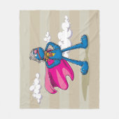 Super Grover Fleecedecke (Vorderseite)