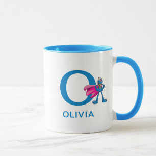Super Grover Ihren Namen und Monogramm O hinzufüge Tasse