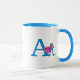Super Grover Monogram A Tasse