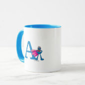 Super Grover Monogram A Tasse (Vorderseite Links)