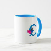 Super Grover Monogram C Tasse (VorderseiteRechts)