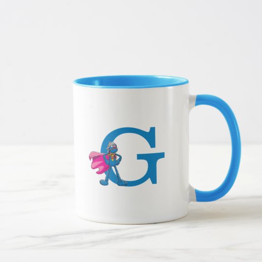 Super Grover Monogram G Tasse (Rechts)