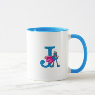 Super Grover Monogram J Tasse