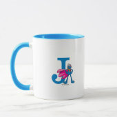 Super Grover Monogram J Tasse (Links)