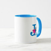 Super Grover Monogram J Tasse (VorderseiteRechts)