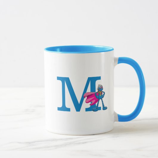 Super Grover Monogram M Tasse (Rechts)