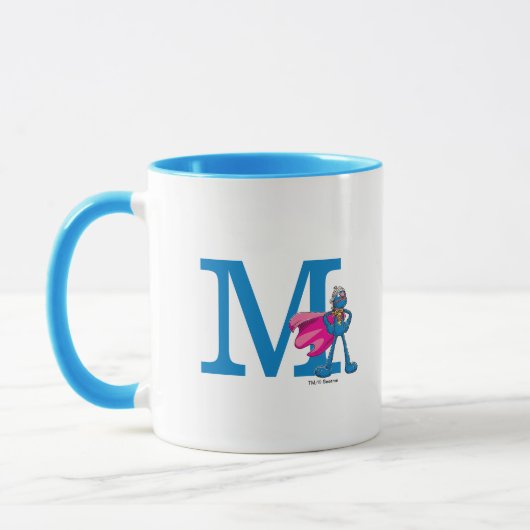 Super Grover Monogram M Tasse (Links)