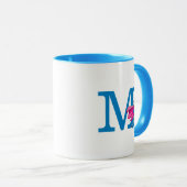Super Grover Monogram M Tasse (VorderseiteRechts)