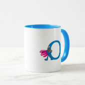 Super Grover Monogram O Tasse (VorderseiteRechts)