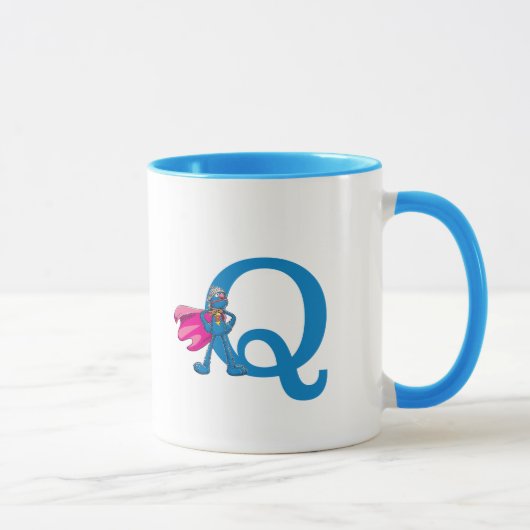 Super Grover Monogram Q Tasse (Rechts)